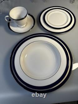 Federal Cobalt pattern by Lenox, 6 Piece Dinner Set -four Sets Available