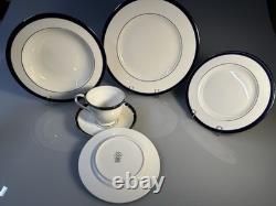 Federal Cobalt pattern by Lenox, 6 Piece Dinner Set -four Sets Available