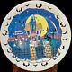 Fiesta Dinner Plate Homer Laughlin Halloween Nights Haunted House Skeletons Bats