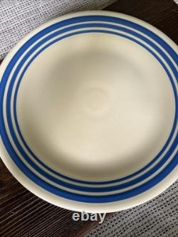Fiestaware HLCCA Exclusive Blue Stripe Dinner Plate 10.5 Inch