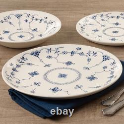 Finlandia Blue Chelsea 12-Piece Elegant Dinner Set for Stylish Dining