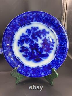 Flow Blue Penang Dinner Plate 10 5/16 William Ridgway 1879-1920