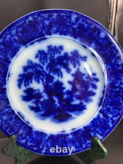 Flow Blue Penang Dinner Plate 10 5/16 William Ridgway 1879-1920