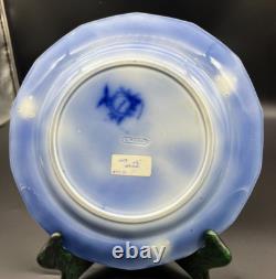 Flow Blue Scinde Dinner Plate 10 11/16 J. G Alcock 1839-1846