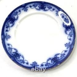 Ford and Sons LTD Milan Flow Blue Dinner Plates Set of 3 Antique