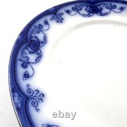 Ford and Sons LTD Milan Flow Blue Dinner Plates Set of 3 Antique