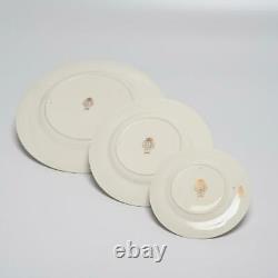 Four (4) Royal Worcester Belvoir Blue Place Settings, Bread/salad/dinner Plates