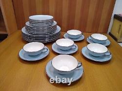 Franciscan China DAWN Set 30pc Lot 6 Place Settings Dinner/Luncheon/Bread/Plates