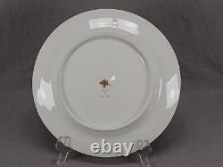 Franziska Hirsch Dresden Raised & Beaded Gold Scrollwork 10 3/8 Inch Plate D