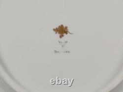 Franziska Hirsch Dresden Raised & Beaded Gold Scrollwork 10 3/8 Inch Plate D