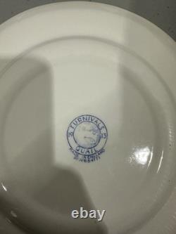 Furnivals Quail 1913 Blue White Dinner Plates Set Of 11