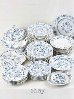 German Meissen-Oignon blue dinner service