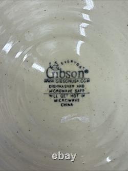 Gibson Dinnerware Ocean Dream, Rooster And Hen Set, New, Plates, Bowl, Cups