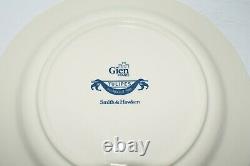 Gien Tulipes Bleu Tulips Blue Dinner Plate Smith & Hawken 10 3/4 Set Of 4