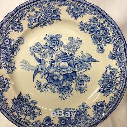 Gustavsberg Fasan Blue Dinner Plate 9 1/4 Floral & Bird Design