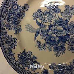 Gustavsberg Fasan Blue Dinner Plate 9 1/4 Floral & Bird Design