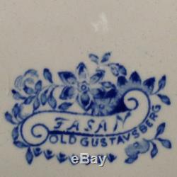 Gustavsberg Fasan Blue Dinner Plate 9 1/4 Floral & Bird Design