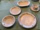 HEARTHSIDE ALLEGRO STONEWARE INDONESIA Blue PInk 20 piece collection