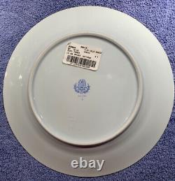 HEREND MING DINNER PLATE 10 1/4 Rare Blue Glazing. 150th Anniversary edition