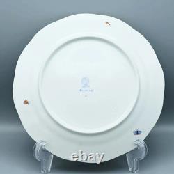 HEREND Rothschild Bird Blue Scale Plate Large Dinner Plate Pottery From Japan