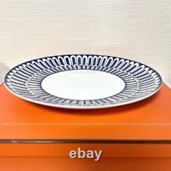 HERMES Dinner Plate Bleus d'Ailleurs Blue Dish Tableware 2 set Ornament New