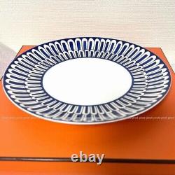 HERMES Dinner Plate Bleus d'Ailleurs Blue Dish Tableware 2 set Ornament New