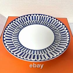 HERMES Dinner Plate Bleus d'Ailleurs Blue Dish Tableware Set of 2