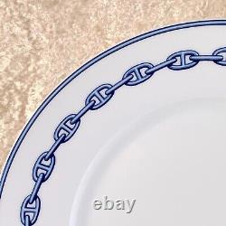 HERMES Paris Chaine d'Aancre Blue Dinner Plate Porcelain Tableware
