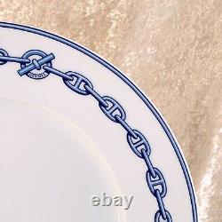 HERMES Paris Chaine d'Aancre Blue Dinner Plate Porcelain Tableware