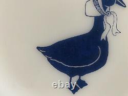 HTF Very Rare Pyrex 9 Dinner Plate withGoose Tableware From Collector Estate #2