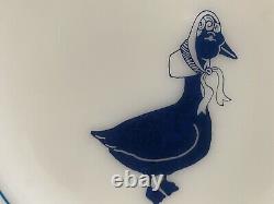 HTF Very Rare Pyrex 9 Dinner Plate withGoose Tableware From Collector Estate #2