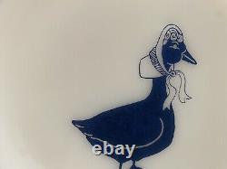 HTF Very Rare Pyrex 9 Dinner Plate withGoose Tableware From Collector Estate #2