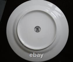 Happy Chic x JONATHAN ADLER 8 Dinner Plates 10.7S in Blue White Chain Link