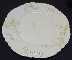 Haviland The Cherbourg 8 Dinner Plates Schleiger 667 Limoges France -1 nick