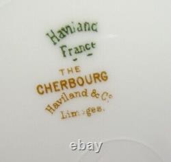 Haviland The Cherbourg 8 Dinner Plates Schleiger 667 Limoges France -1 nick