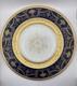 Heinrich & Co Bavaria Cobalt Blue & Gold Dinner Plate 11 Set Of 6 Porcelain