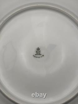 Heinrich & Co Bavaria Cobalt Blue & Gold Dinner Plate 11 Set Of 6 Porcelain