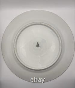 Heinrich & Co Bavaria Cobalt Blue & Gold Dinner Plate 11 Set Of 6 Porcelain