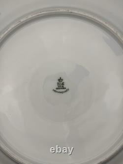 Heinrich & Co Bavaria Cobalt Blue & Gold Dinner Plate 11 Set Of 6 Porcelain