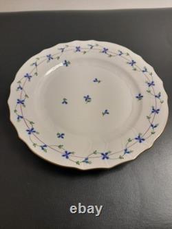 Herend #1524 Blue Garland 10 1/2 Dinner Plate Hungary