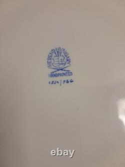 Herend #1524 Blue Garland 10 1/2 Dinner Plate Hungary