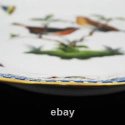 Herend #83 Rothschild Bird Blue Scale Dinner Plate 25.5Cm Kim Aya Ro-Eb