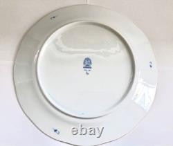 Herend Apponyi Dinner Plate Blue White 25.5cm Ceramic Excellent Condition Japan