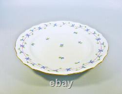 Herend, Blue Garland Rocaille 1524 Dinner Plate, Handpainted Porcelain! (j056)