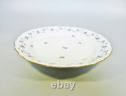 Herend, Blue Garland Rocaille 1524 Dinner Plate, Handpainted Porcelain! (j056)