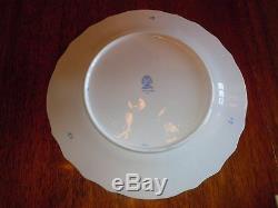 Herend Chinese Bouquet Blue Dinner Plate Excellent Condition