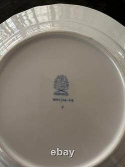 Herend Rothschild Bird Blue Border Dinner Plate Mint Condition 9.5