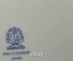 Herend Rothschild Bird Dinner Plate Blue #4