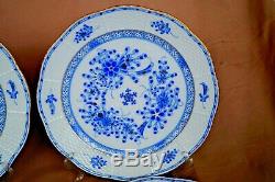 Herend Waldstein blue dinner plates 8 pcs