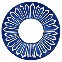 Hermes Bleus D'ailleurs Set Of 4 Dinner Plates #p030001p Brand Nib French F/sh